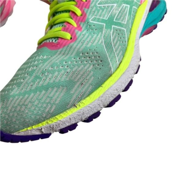 Asics GT-2000 Lace Up Sneakers Fresh Ice Colorway Green Teal Pink Purple - Picture 8 of 11